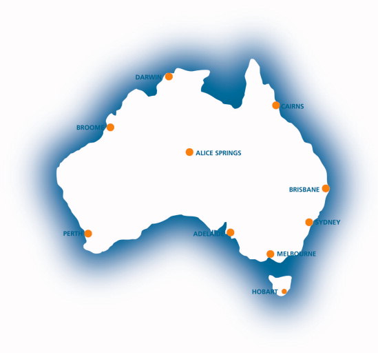 Alice Springs australian-map